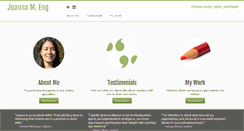 Desktop Screenshot of joannameng.com